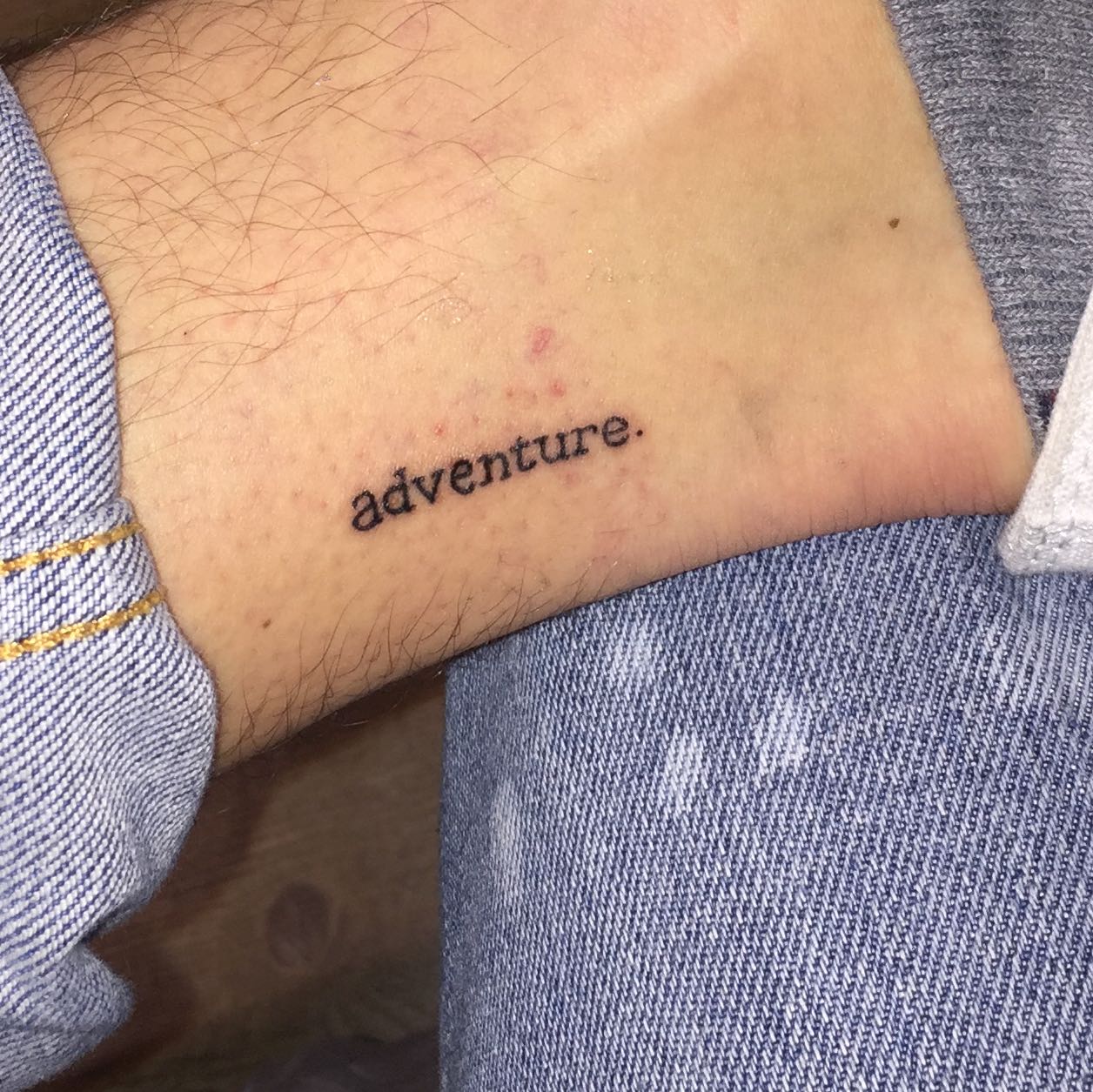 Tattoo verlaufen? (Beauty, Haut, Körperkunst)
