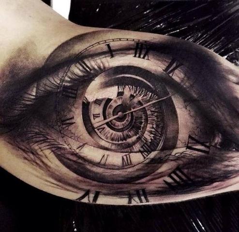 auge und uhr - (Bedeutung, Tattoo)