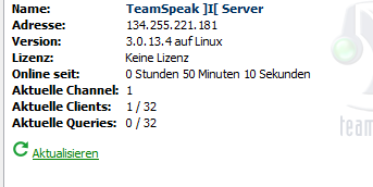 Lizenz - (Linux, Teamspeak, Teamspeak 3)