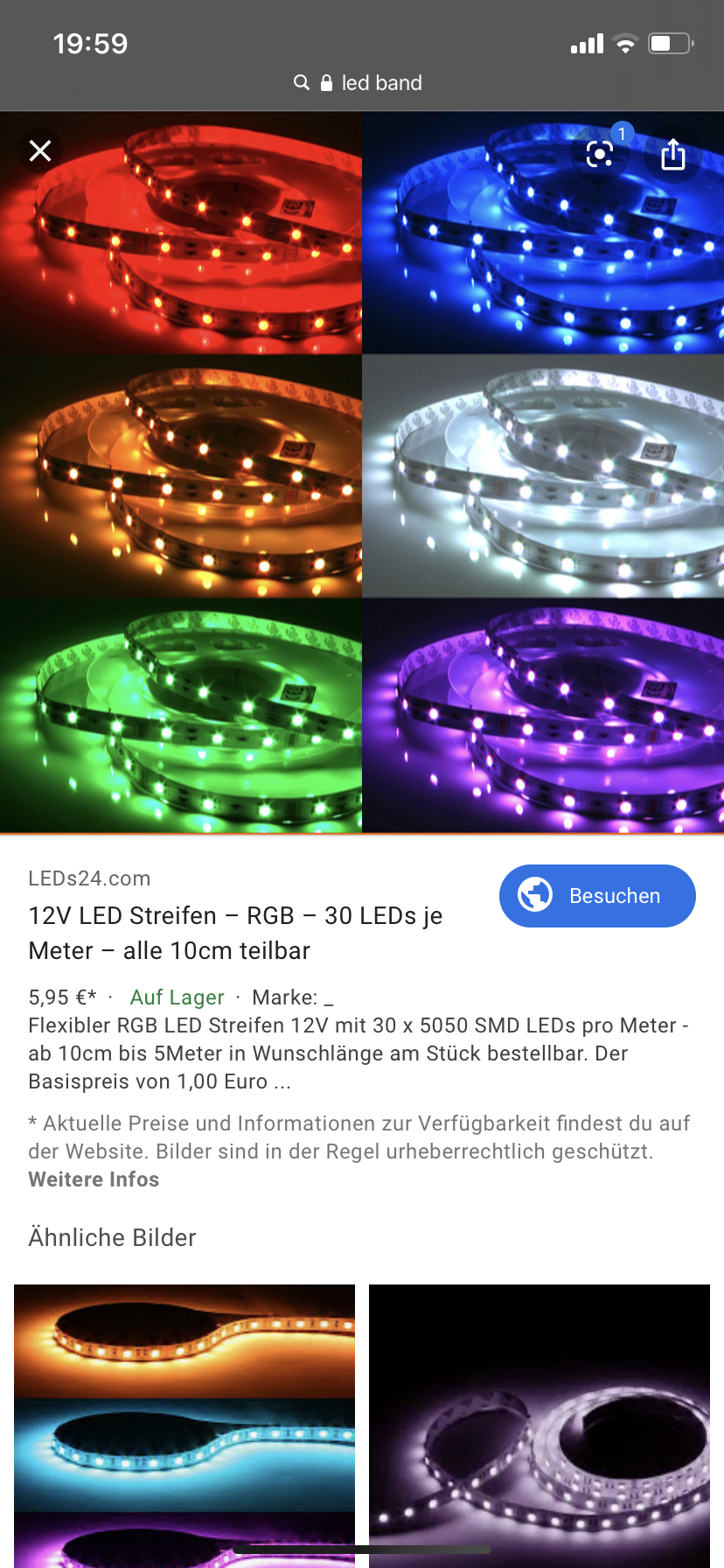 tedi led band design lichterkette