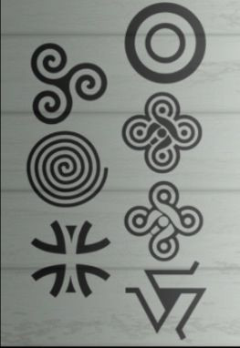 Was bedeuten all diese symbole? - (Serie, Symbol, Teen Wolf)