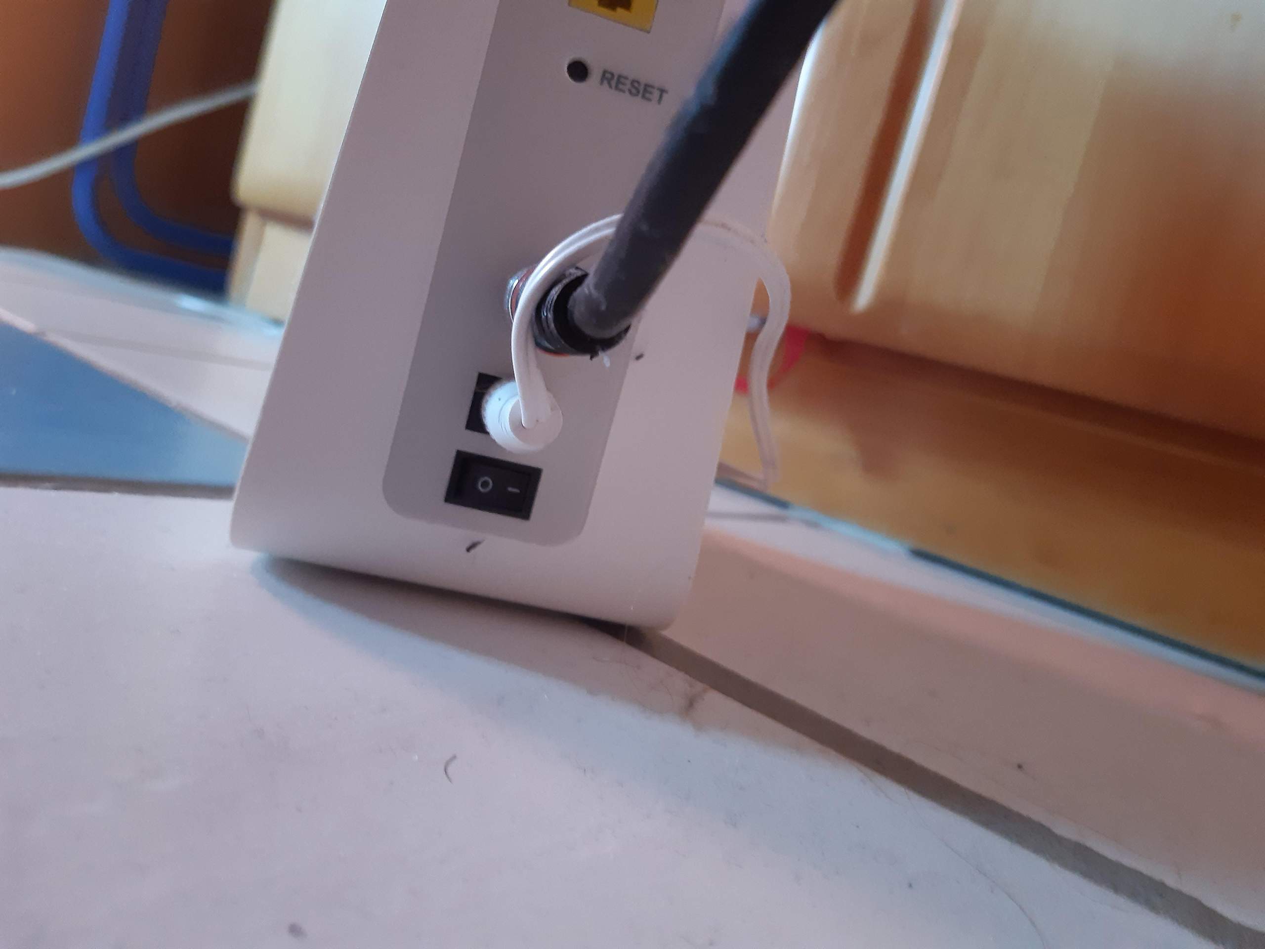 kabel vom router zum telefon
