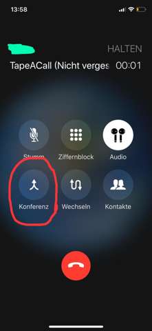 Telefon Konferenz Bei Iphone Technik Handy Technologie