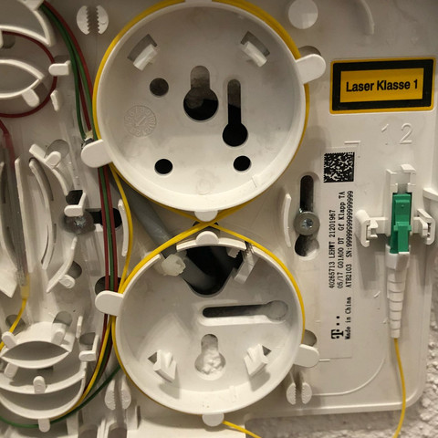 Telekom Glasfasermodem Anschluss Computer Technik Internet