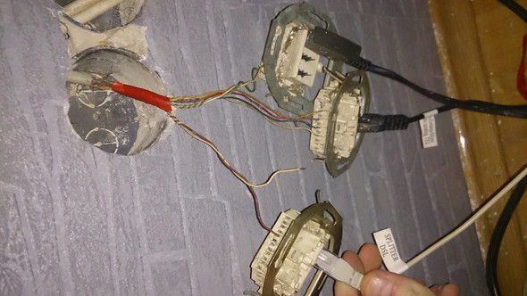 Telfon Netzwerkbuchse Anschliessen Internet Telefon Netzwerk