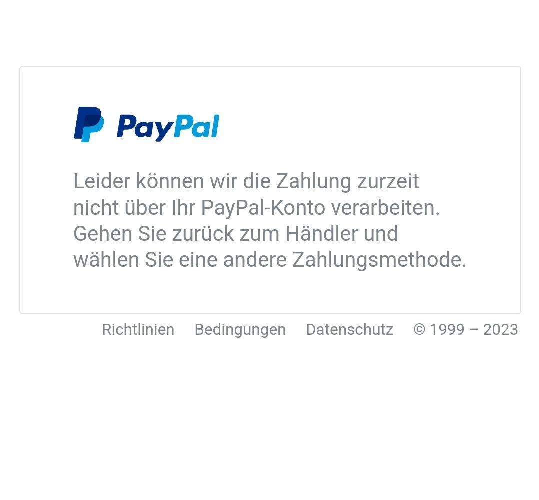 Temu paypal geht nicht?