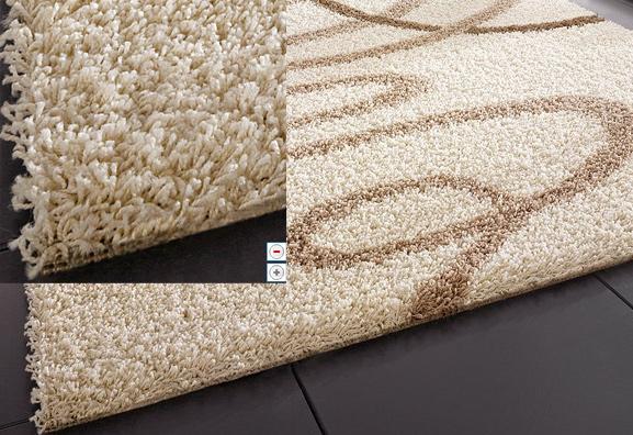 Teppich aus 30mm Hochflor für Bürostuhl (mit Rollen) ungeeignet