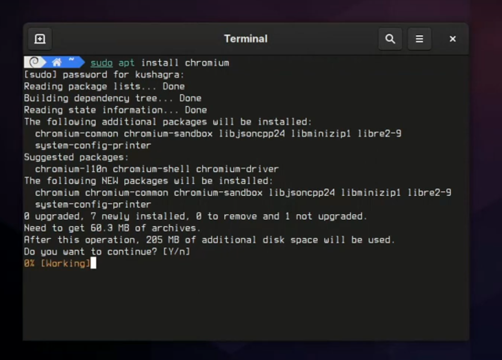 Terminal Einstellung Linux? (IT, Ubuntu, Debian)