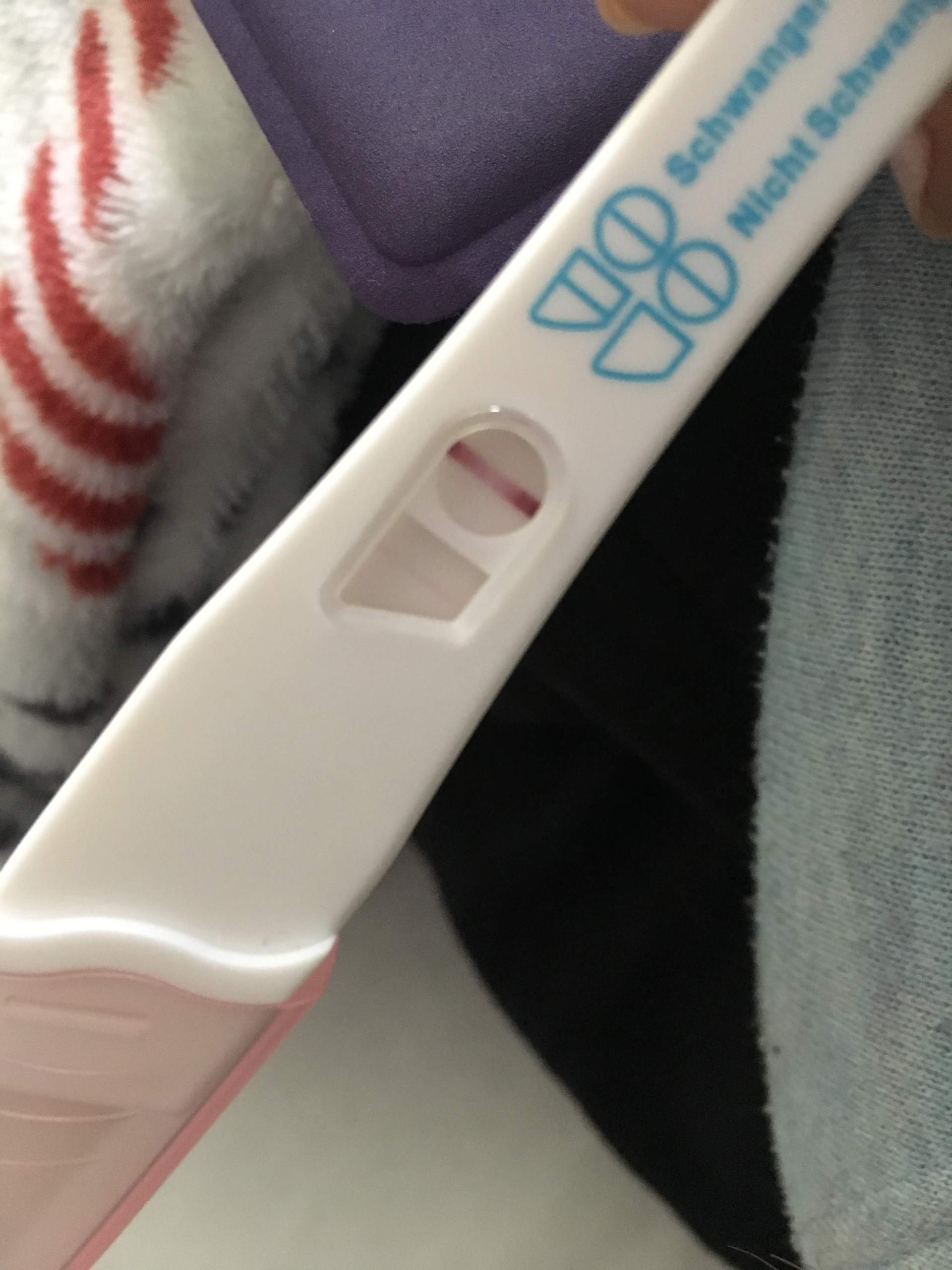 Med linie schwache testa schwangerschaftstest Testamed zweiter