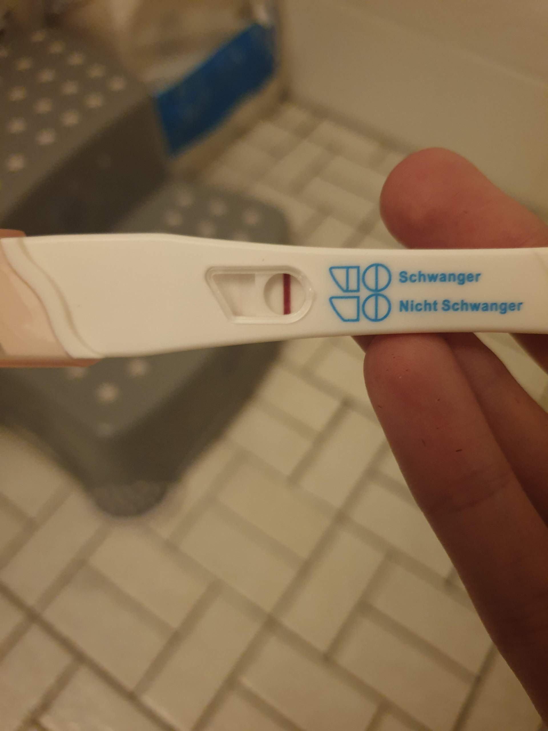 Schwache schwangerschaftstest testa linie med Facelle Schwangerschaftstest