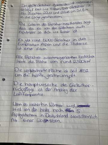 text in stichpunkte umwandeln? (Schule, Deutsch, Sprache)