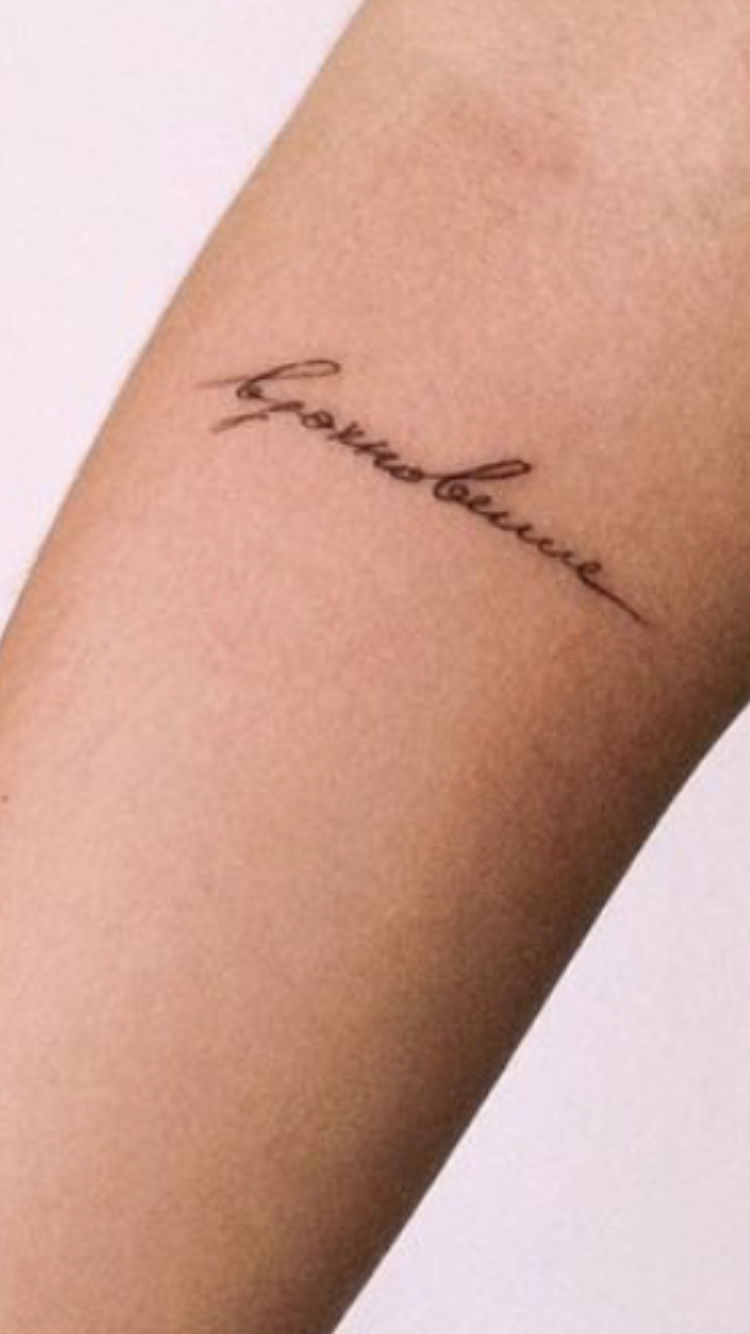 Text und Schriftart? Tattoo? (Sprüche, Schriftart gesucht)