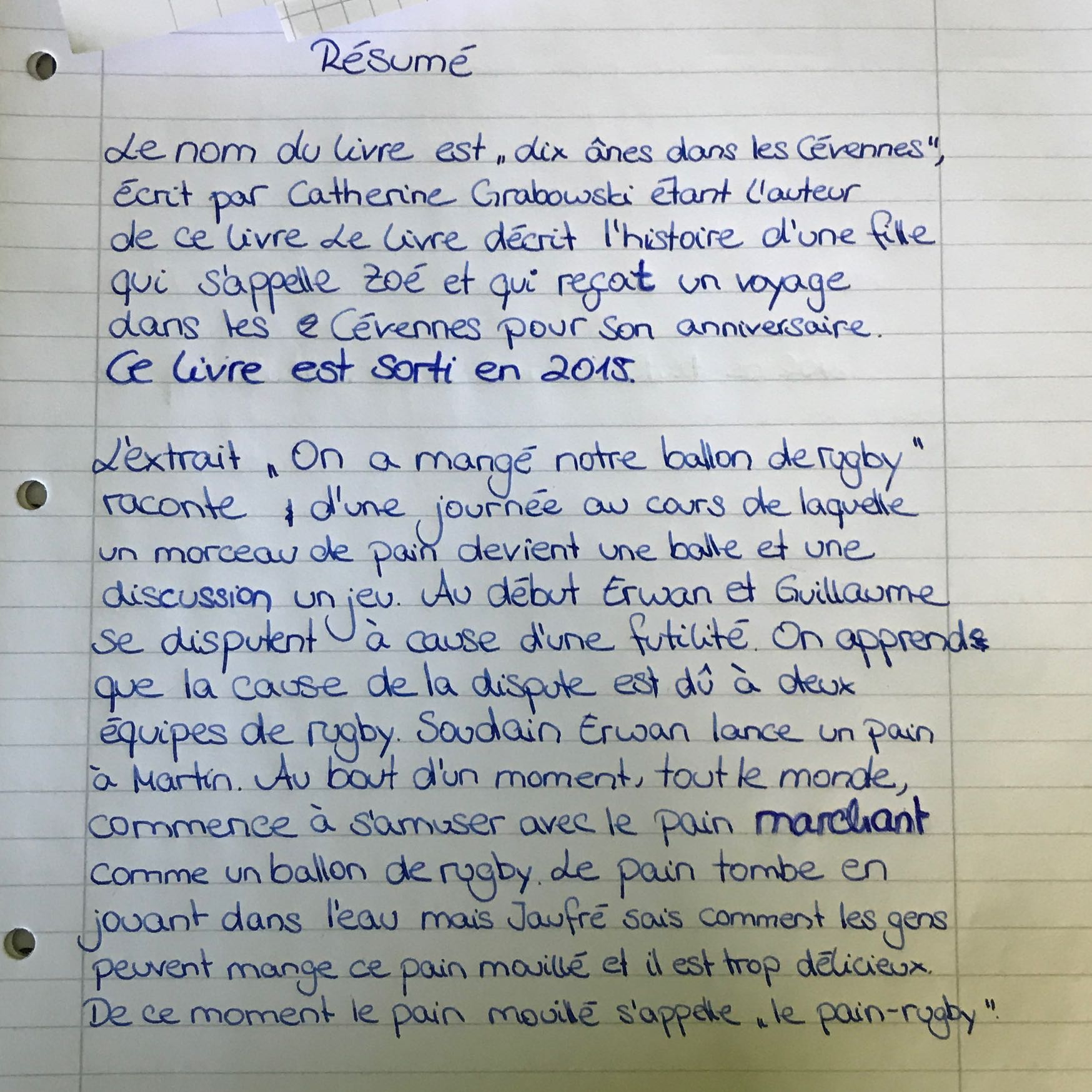 Case study beispiel Text Zusammenfassung richtig? (Sprache, Grammatik, französisch)