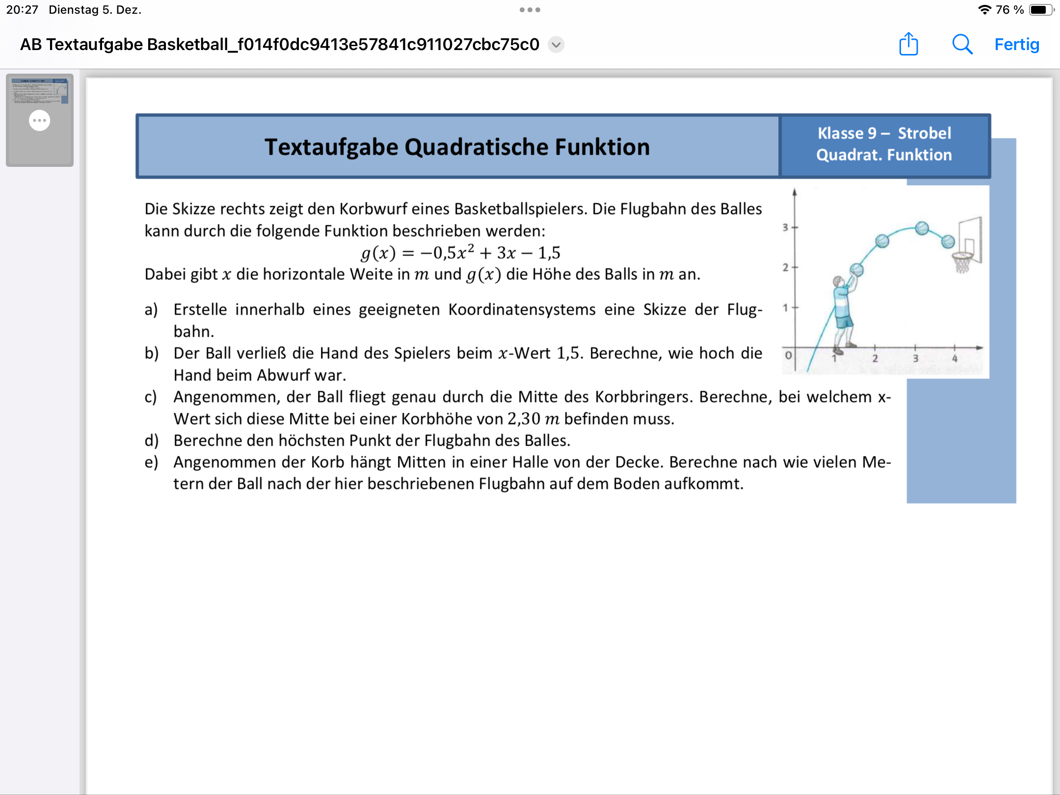 Textaufgaben Quadratische Funktionen Klasse 9 Mit Lösungen www.gutefrage.net