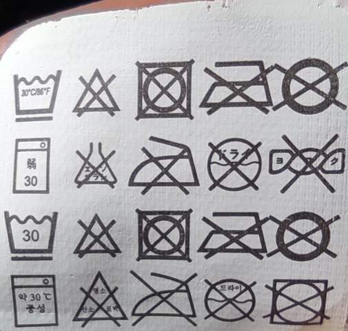 Textilpflegesymbole verstehen?
