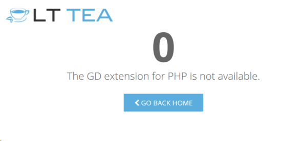 The GD extension for PHP is not available.?