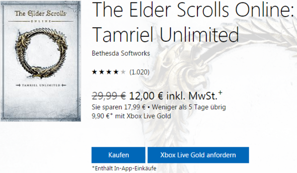 The Elder Scrolls Online:Tamriel Unlimited - (Spiele, Microsoft, Konsolen)