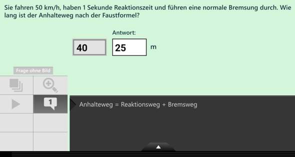 Schon Sie Fahren 50 Kmh Und Haben 1 Sekunde Reaktionszeit Wie Lang Ist
