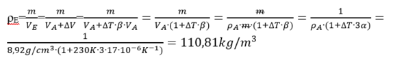 - (Physik, Dichte, thermische ausdehnung)