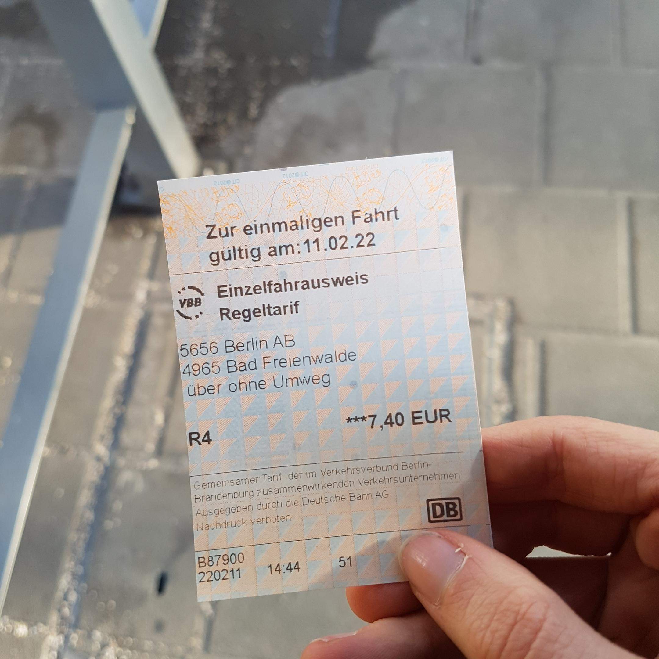 Ticket entwerten? (Bahn, Zug)