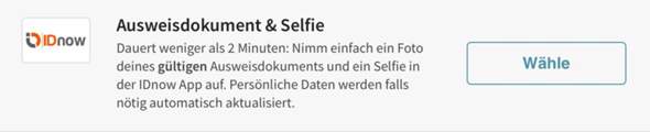 Tipico Ausweis und Selfie?