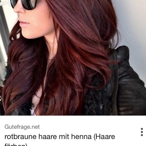 So ein rotbraun ca - (Haare, Friseur, färben)