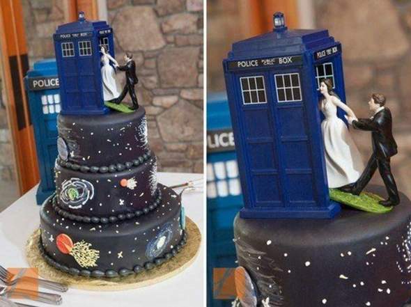Tortenaufsatz für Doctor Who Hochzeitstorte?