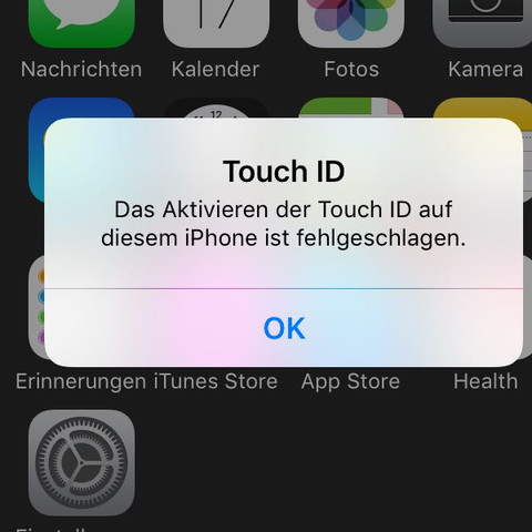 Iphone Touch Id Funktioniert Nicht