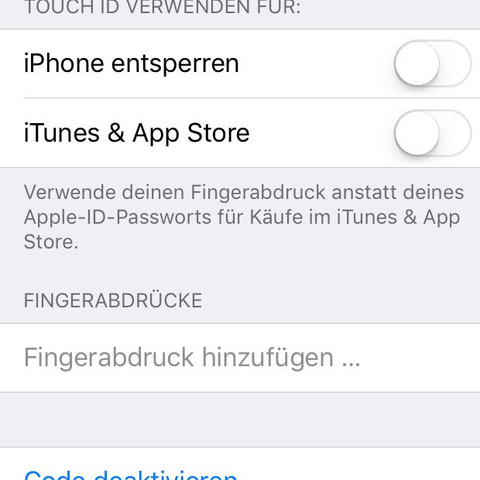 und das noch - (iPhone, Apple, Touch ID)
