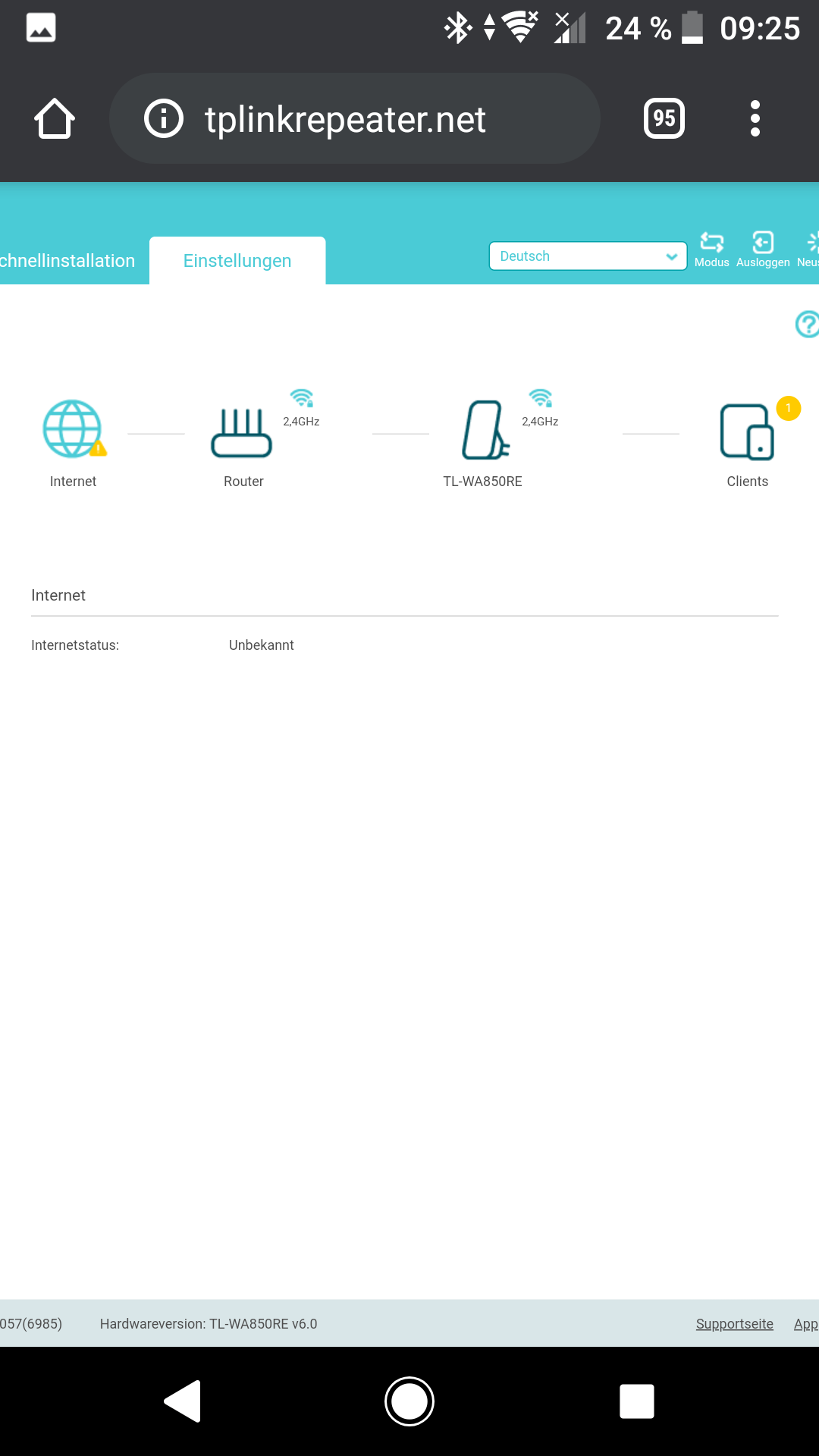 TPLink Repeater kein (Technik, WLAN, WLANRepeater)