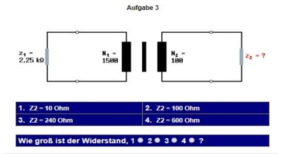 Transformator Widerstand Berechnen Schule Physik Elektronik