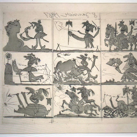 Picasso Guernica Kunstunterricht : Guernica Von Pablo Picasso 1937 Bildanalyse / Probably picasso's most famous work, guernica is certainly his most powerful political statement, painted as an guernica shows the tragedies of war and the suffering it inflicts upon individuals.