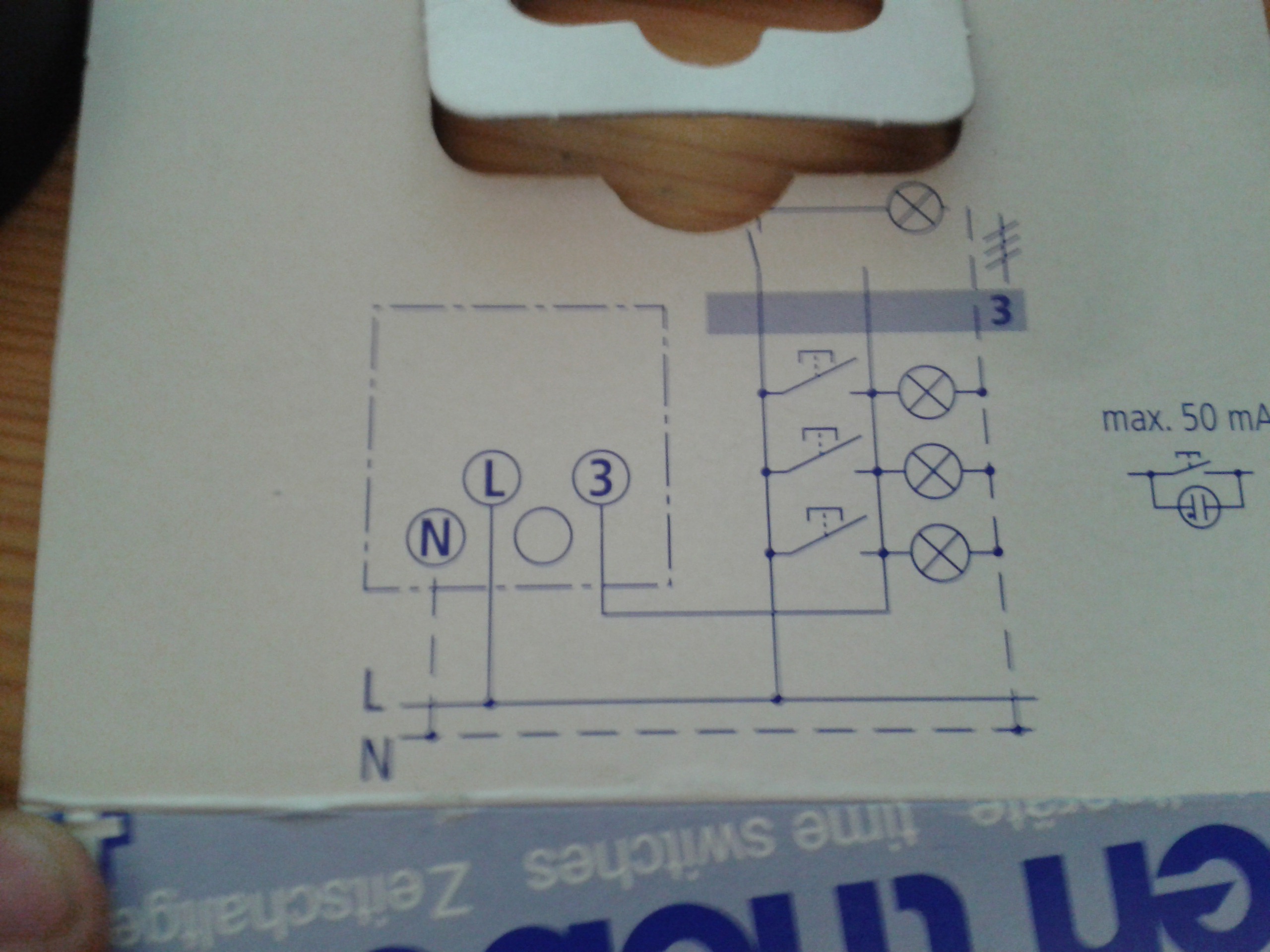 Treppenhaus-Zeitschalter anschliessen, ersetzen von Landis Gyr G3H3