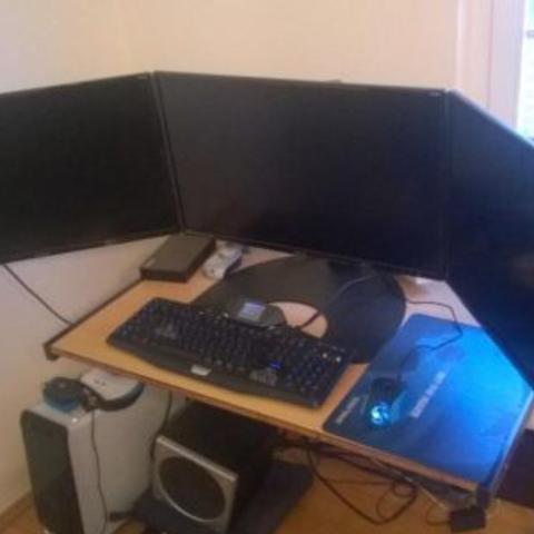 Triple Monitoring (3 Bildschirme) (Gaming, Hardware, Monitor)