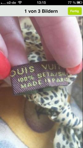 Tuch von Louis Vuitton - echt?!