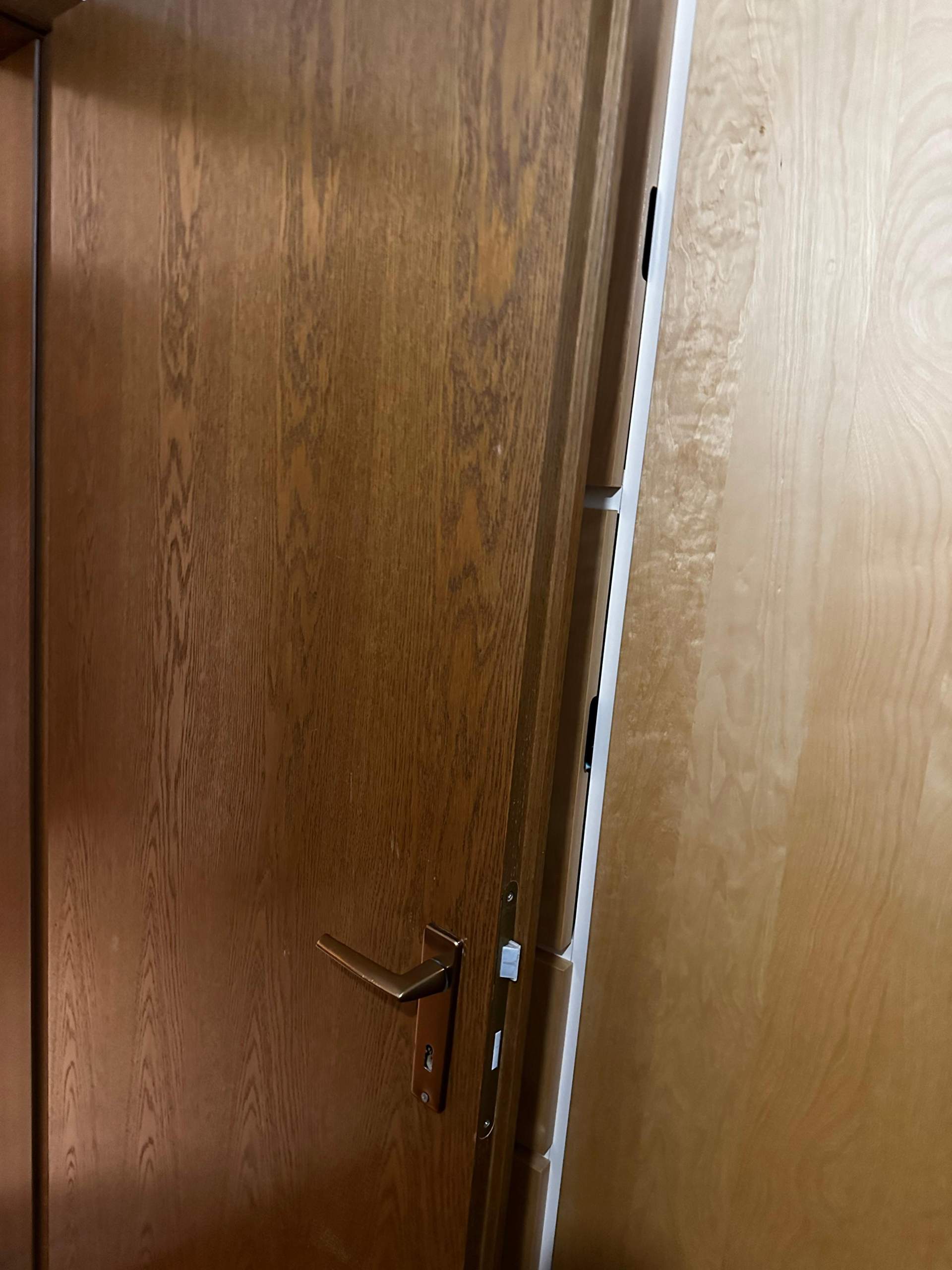 Tür mit Furnierbelag restaurieren? (Renovierung, Folieren)