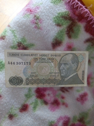 Turkischer Schein Etwas Wert Geld Turkei