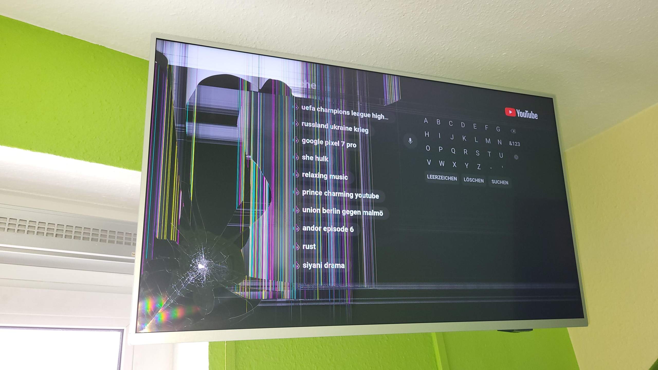 Tv bildschirm reparieren? (Fernseher, Reparatur, Schaden)