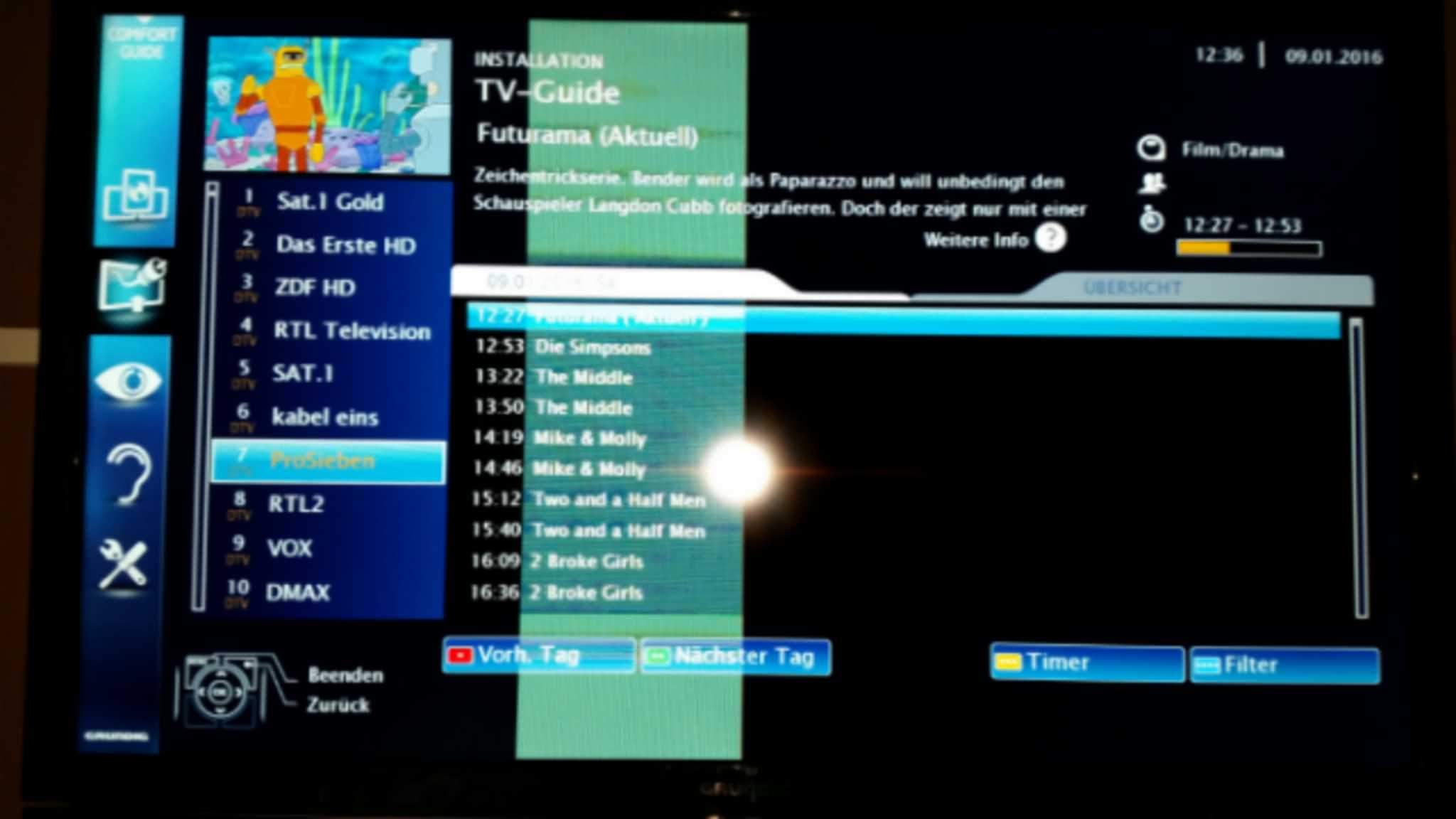 Lcd Fernseher Streifen Im Bild Reparieren TV zeigt Streifen nach Sturz ? (Reparatur, Fehlersuche, LCD-Display)