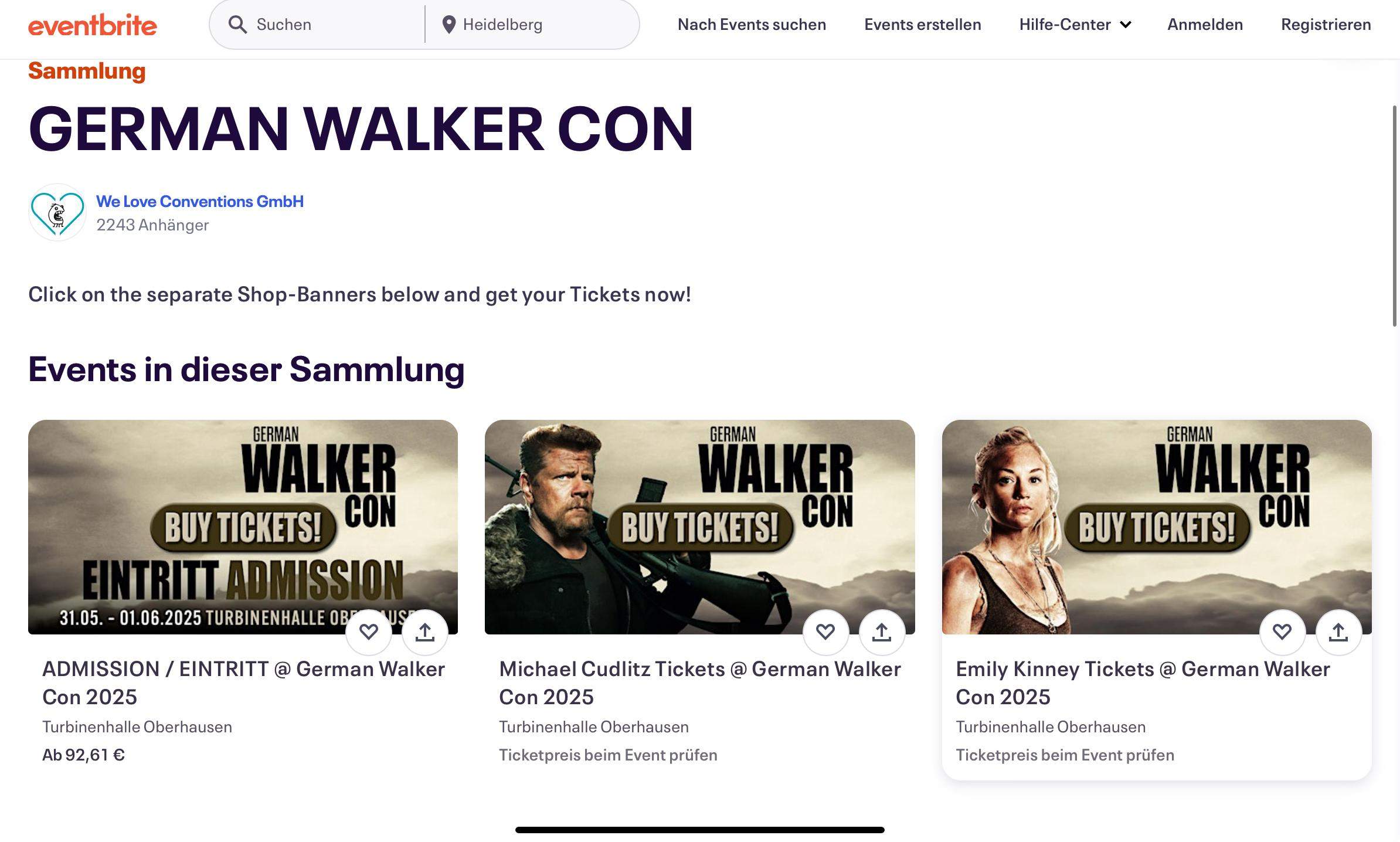 Twd Fans TWD Fans: geht ihr auf die Walker Con 2025? (Serie, Schauspieler, Fan)