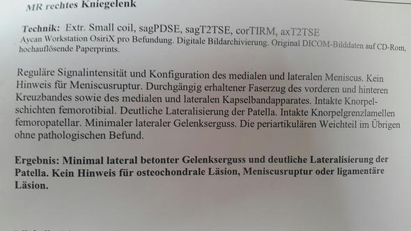 Ubersetzung Befund Gesundheit Arzt Knie