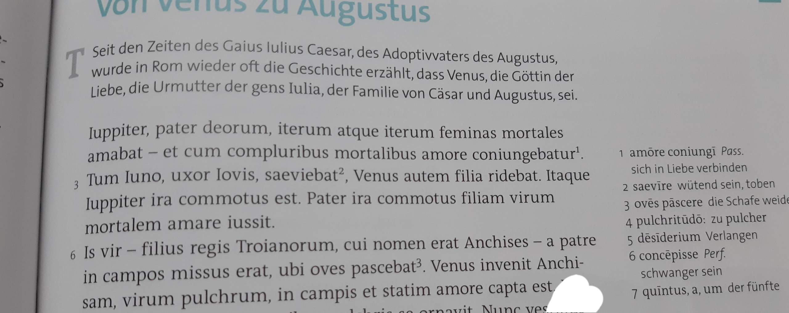 Prima Nova übersetzung Von Venus Zu Augustus