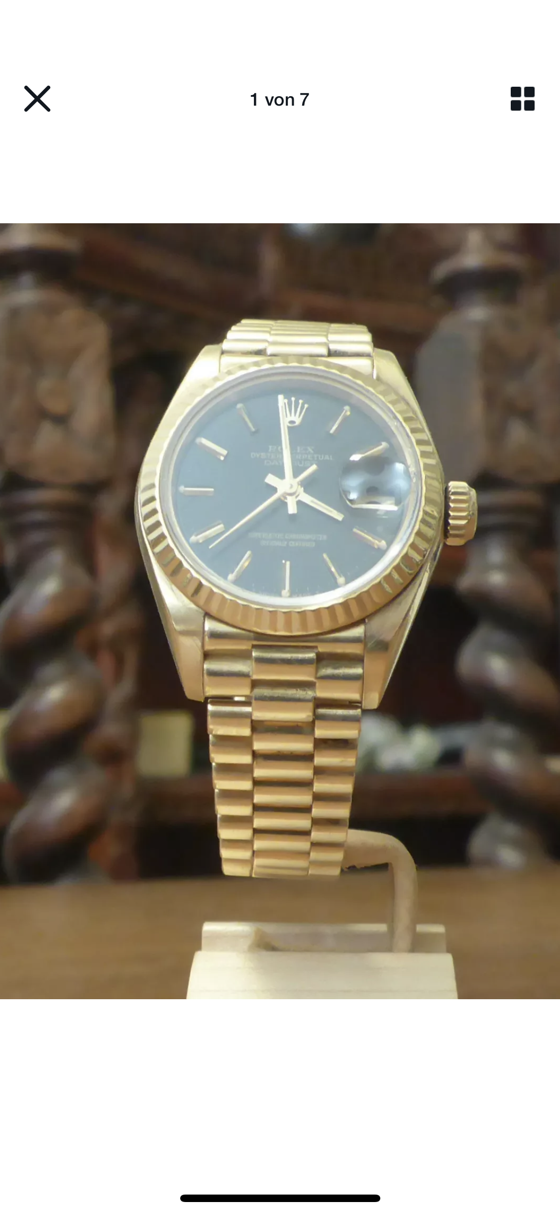 Uhr mit so einem Armband rolex President Geld Schmuck Gold