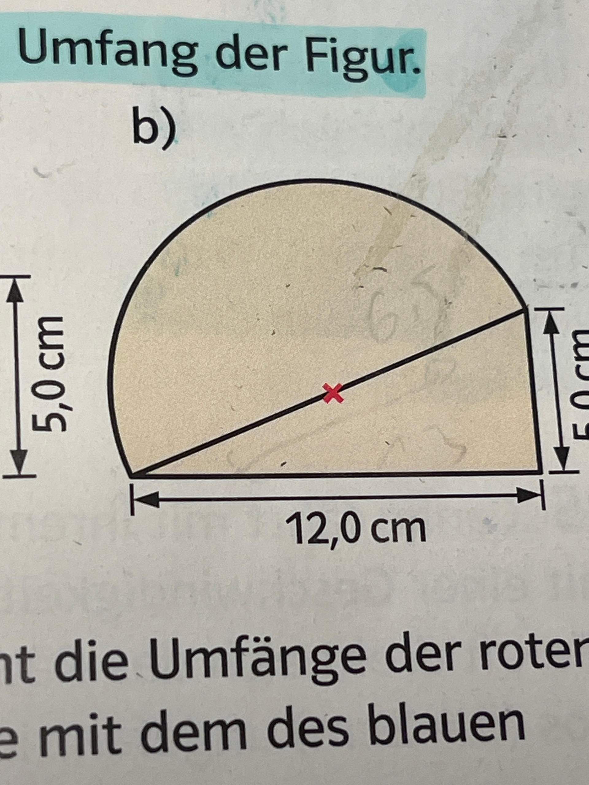 Umfang berechnen Halbkreis? (Kreis, Pi)