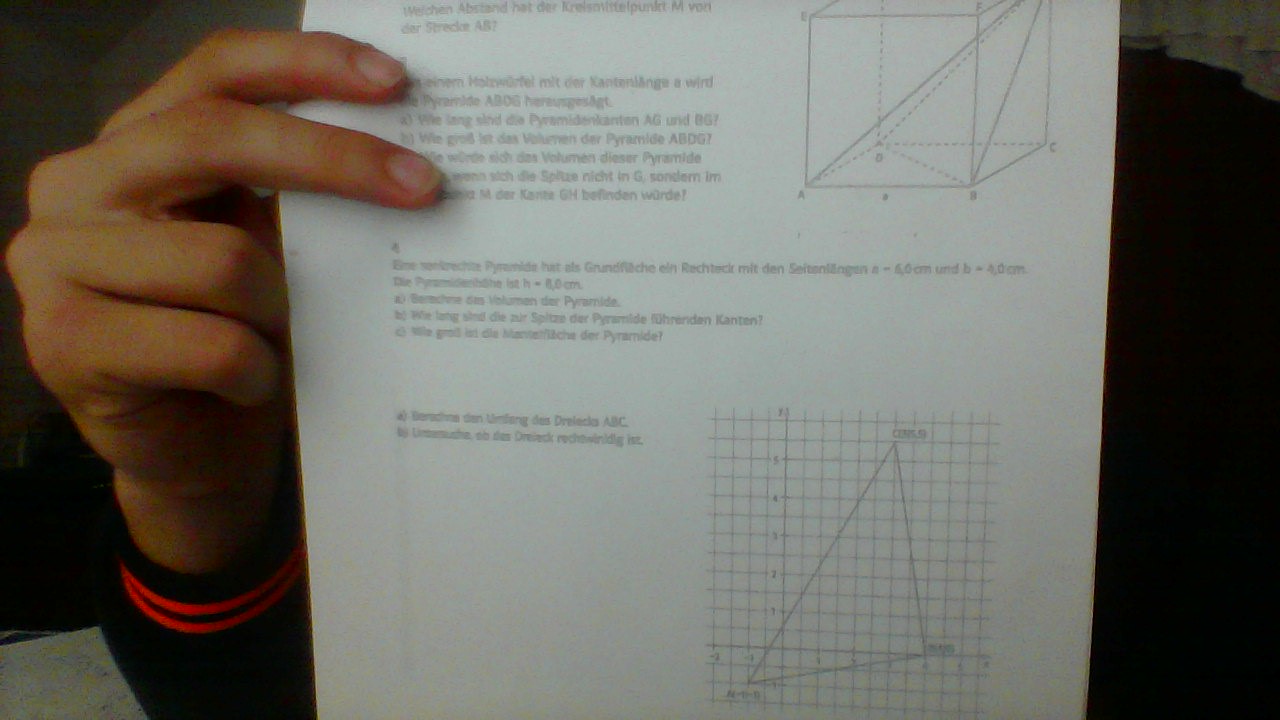 Umfang eines Dreieckes im Koordinatensystem? (Mathematik)