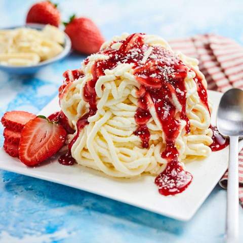  Mögt ihr Spaghetti-Eis 🍧?