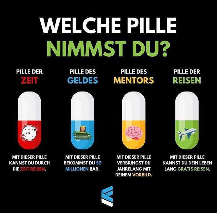 Umfrage Welche Pille würdet ihr nehmen? (Liebe, Mädchen, Frauen)