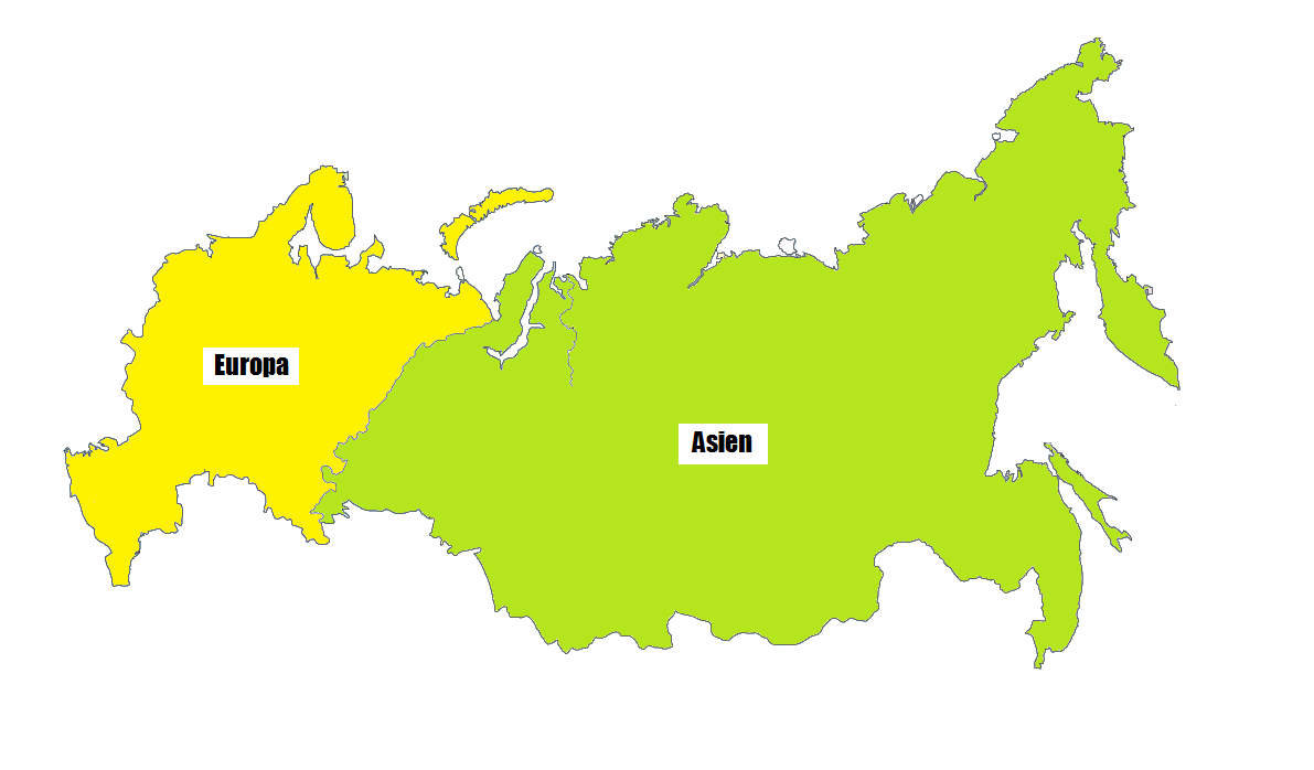 Grenze europa asien in russland