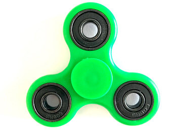 Ein Fidget Spinner, auch Fingerspinner oder Handkreisel genannt. - (Umfrage, Trend, ADHS)
