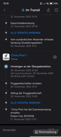 Umsteigen an Übergabe Station? (Paket, Paketversand)